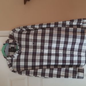 American eagle men's plaid button down